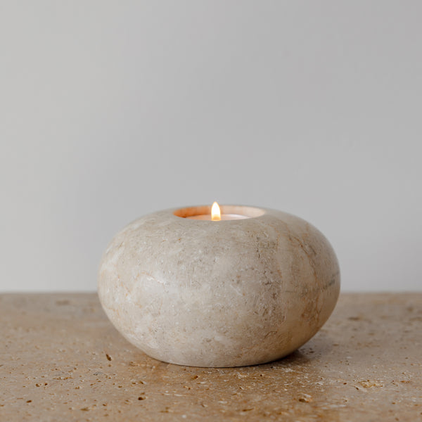 Doff Marble Donut Candle Holder - Empire Home