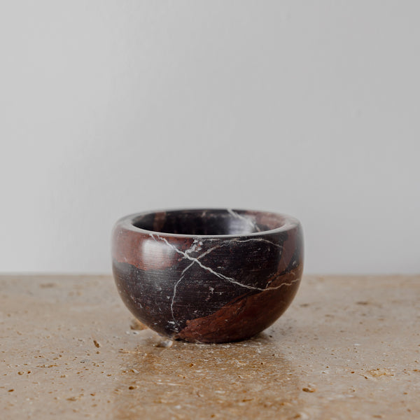 Marble Bowl — Red Levanto - Empire Home
