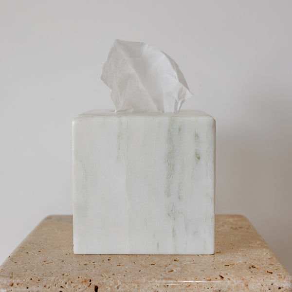 Tissue Box — Onyx Marble - Empire Home