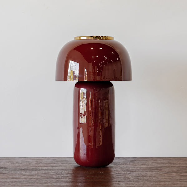 Noemie Lamp — Merlot - Empire Home