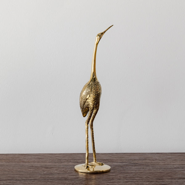 Small Brass Crane - Empire Home