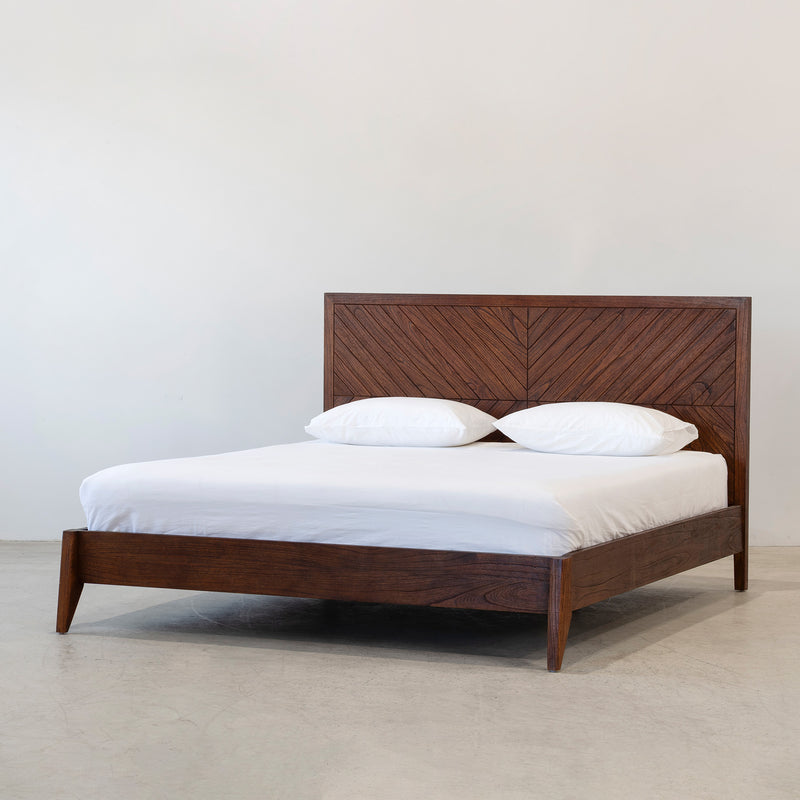 Tapestry Bed — Rustic Walnut - Empire Home