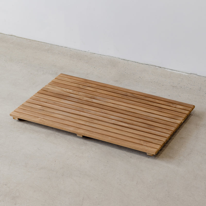 Teak Atelier Bath Mat — Without Border - Empire Home