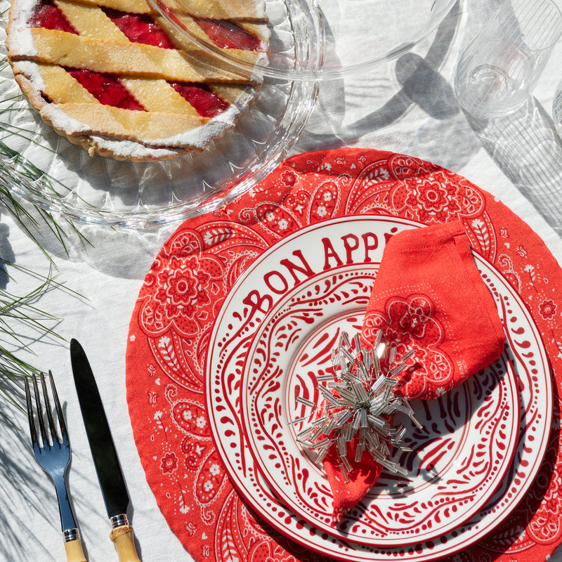 Bandana Placemat Cover — Red - Empire Home