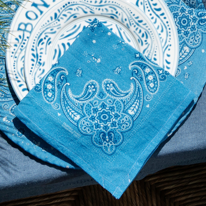 Bandana Serviette — Blue - Empire Home