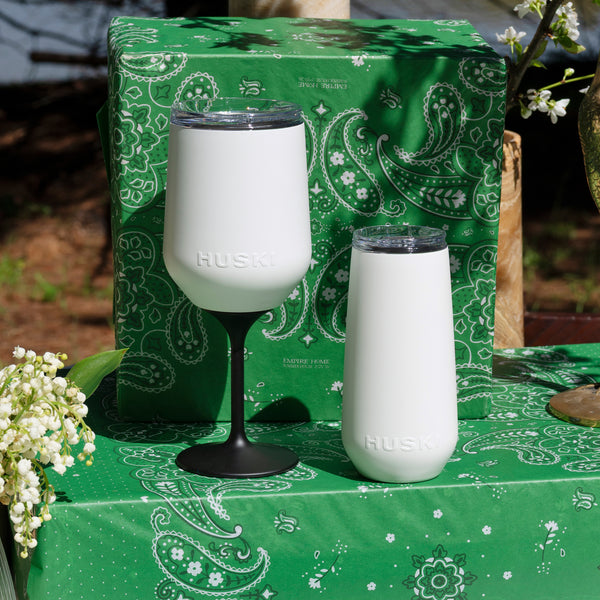 Huski Wine Tumbler — White - Empire Home