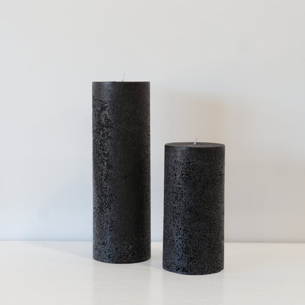 Textured Candle — Black - Empire Home