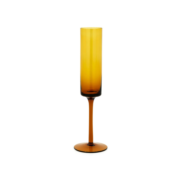 Yves Champagne Glass — Amber - Empire Home