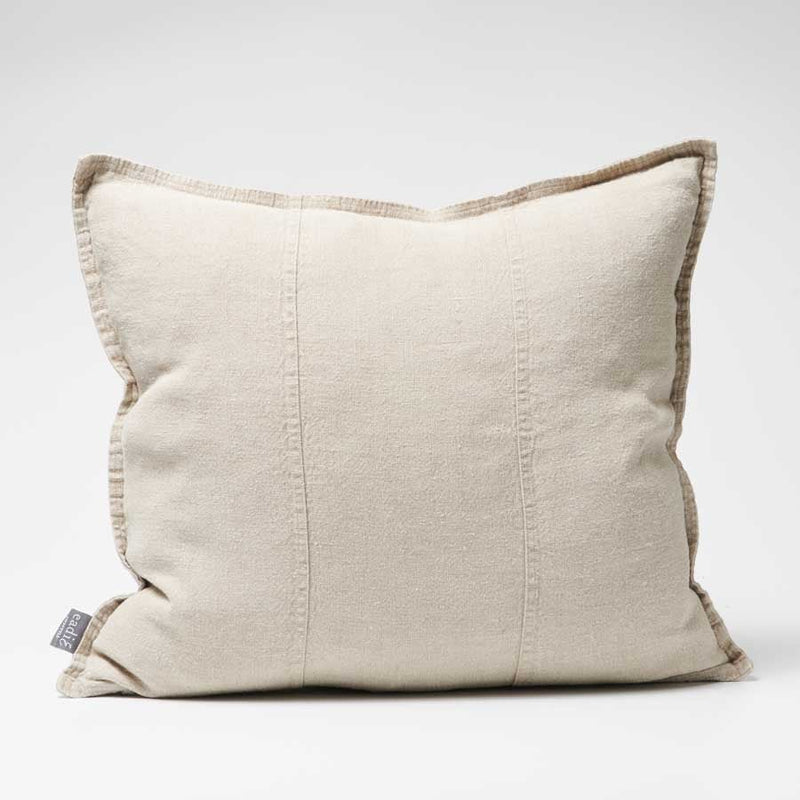 Luca Linen Outdoor Cushion — Natural - Empire Home