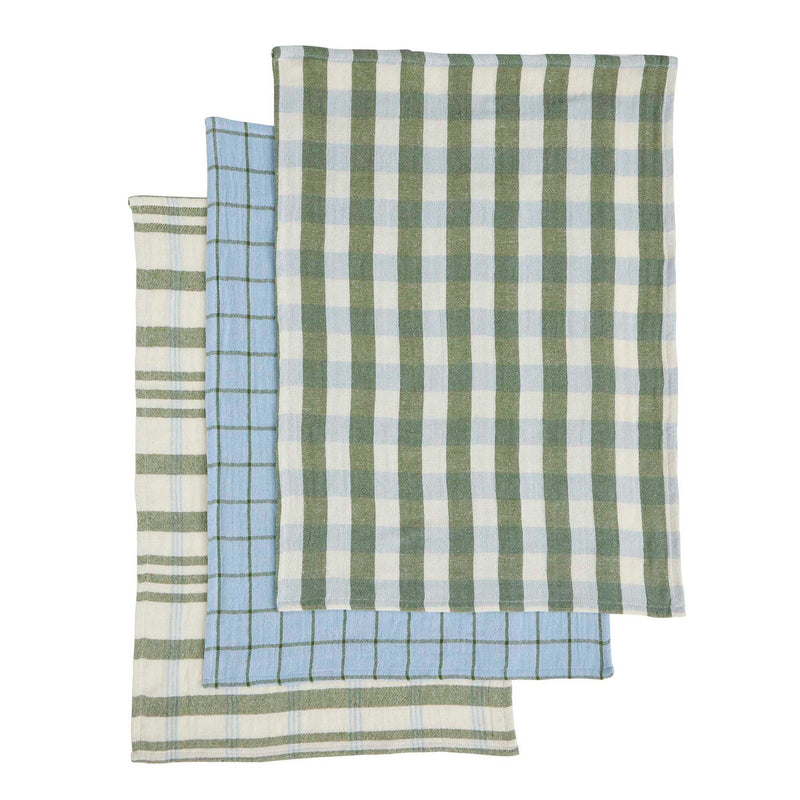 Kith Recycled Cotton Tea Towel — Olive - Empire Home