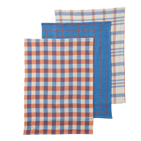 Kith Recycled Cotton Tea Towel — Blue - Empire Home