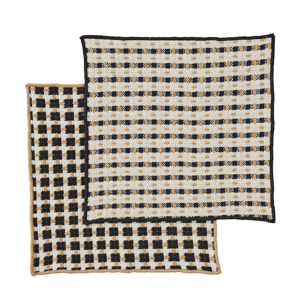 Kith Recycled Cotton Dish Cloth — Black - Empire Home