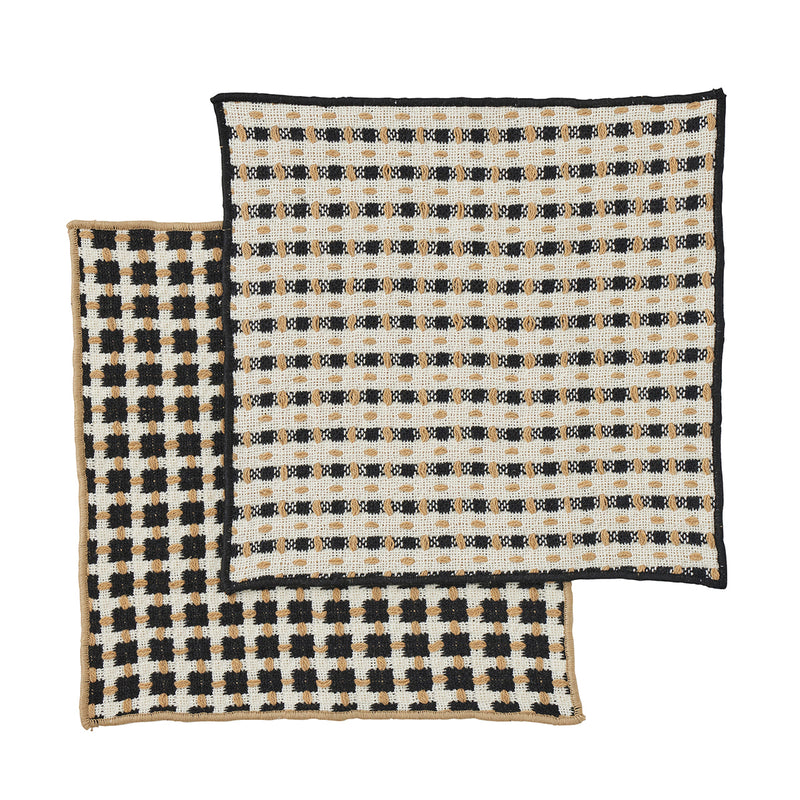 Kith Recycled Cotton Dish Cloth — Black - Empire Home