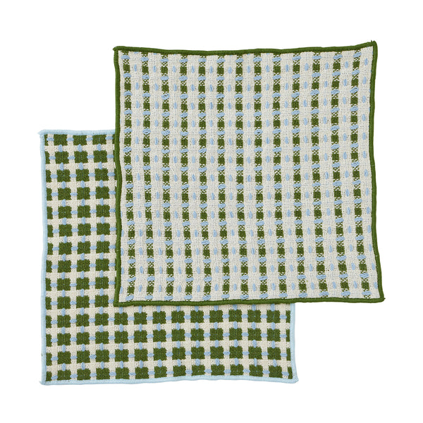 Kith Recycled Cotton Dish Cloth — Olive - Empire Home