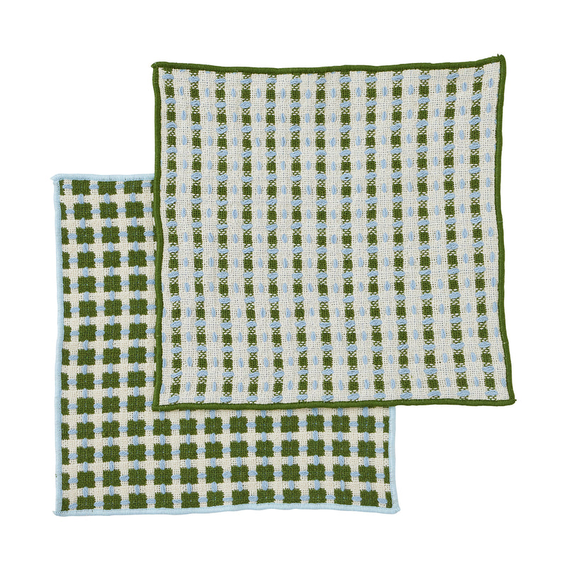 Kith Recycled Cotton Dish Cloth — Olive - Empire Home