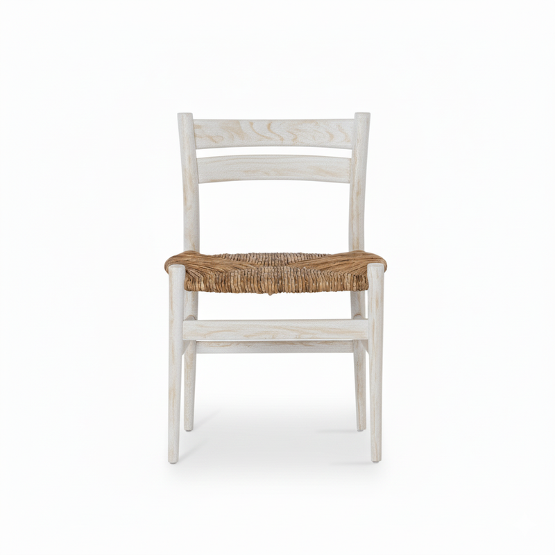 Kodak Chair — Rustic White Wash - Empire Home