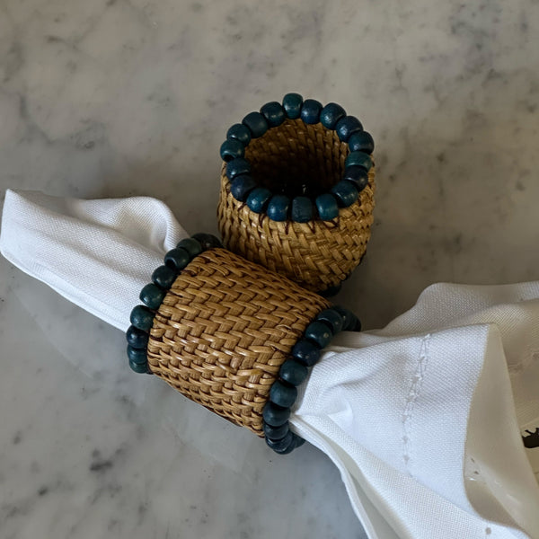 La Palma Napkin Ring — Dark Blue - Empire Home