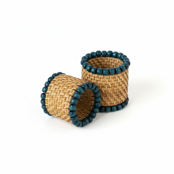 La Palma Napkin Ring — Dark Blue - Empire Home