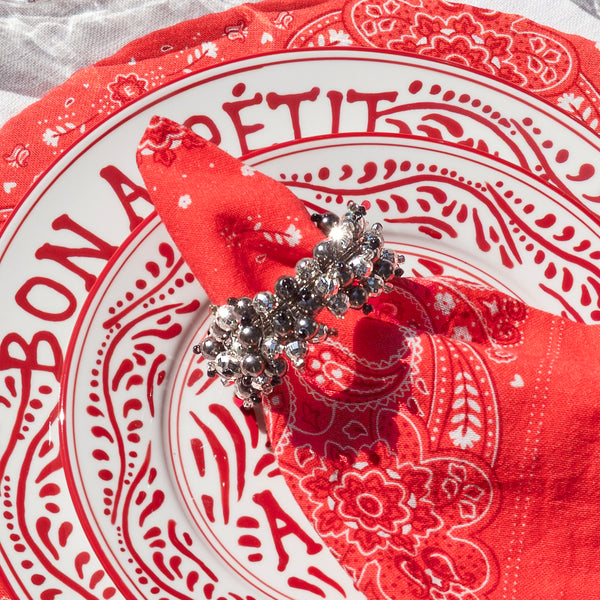 Le Boule Napkin Ring — Silver - Empire Home