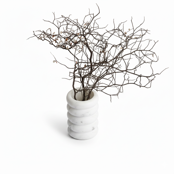 Rumple Vase — Beige - Empire Home