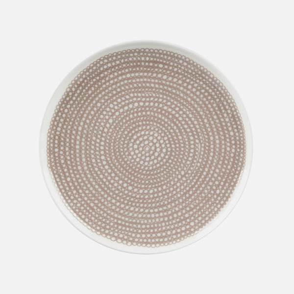 Siirto Dinner Plate — White/Beige - Empire Home