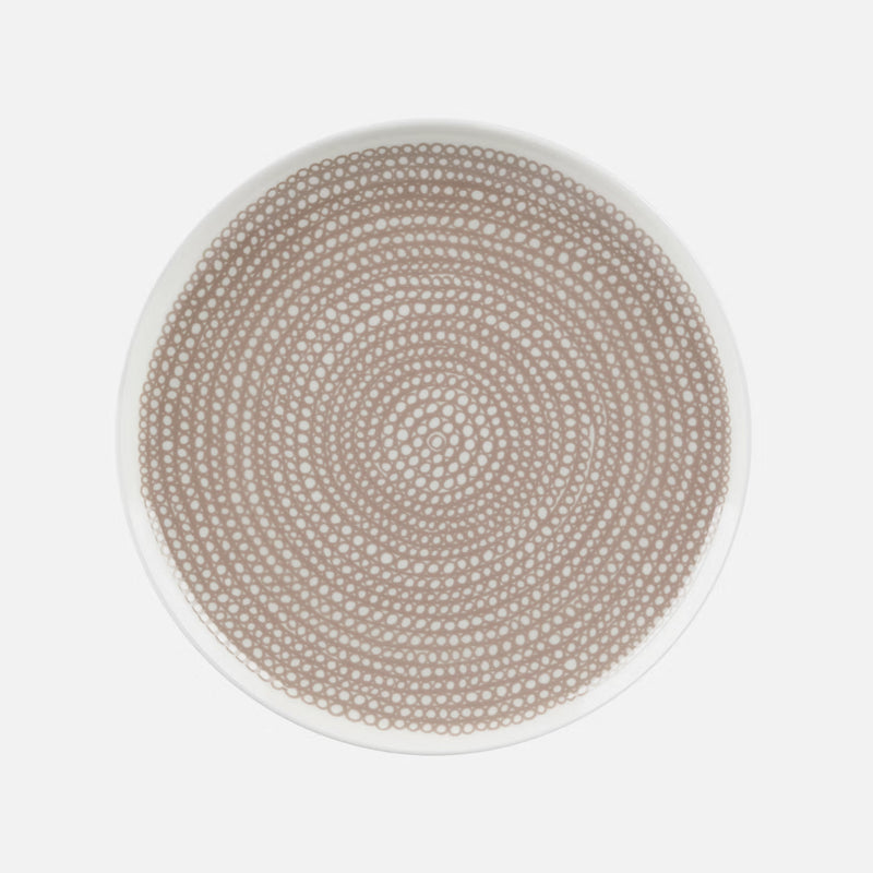 Siirto Dinner Plate — White/Beige - Empire Home