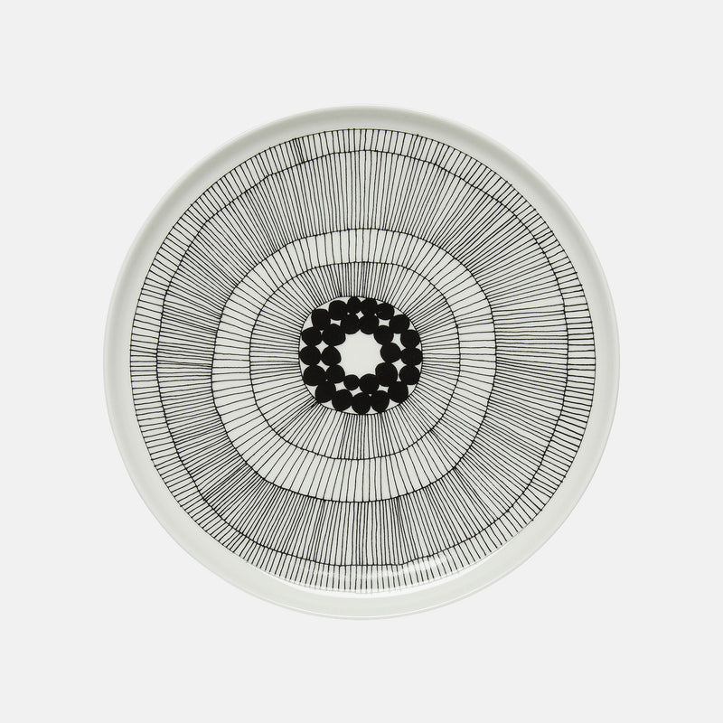 Oiva Siirtolapuutarha Plate — Striped - Empire Home