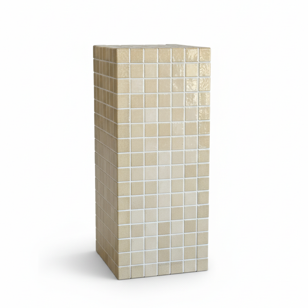 Valencia Tall Pedestal — White - Empire Home