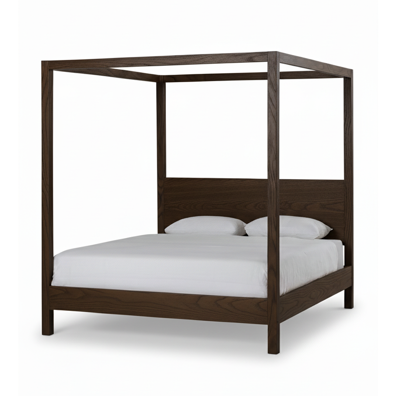 Villa 4 Poster Bed — Espresso — King Size - Empire Home