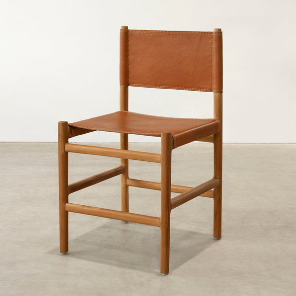 Arlo Teak Chair — Camel - Empire Home