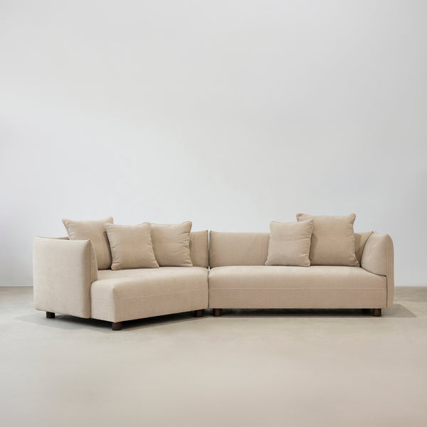 Oscar Left Chaise Sofa — Rye - Empire Home