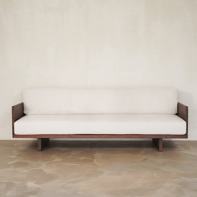 Platform Sofa — Rustic Walnut - Empire Home