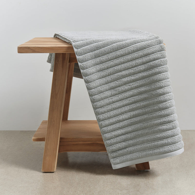 Pure Cotton Long Bath Mat — Dove - Empire Home