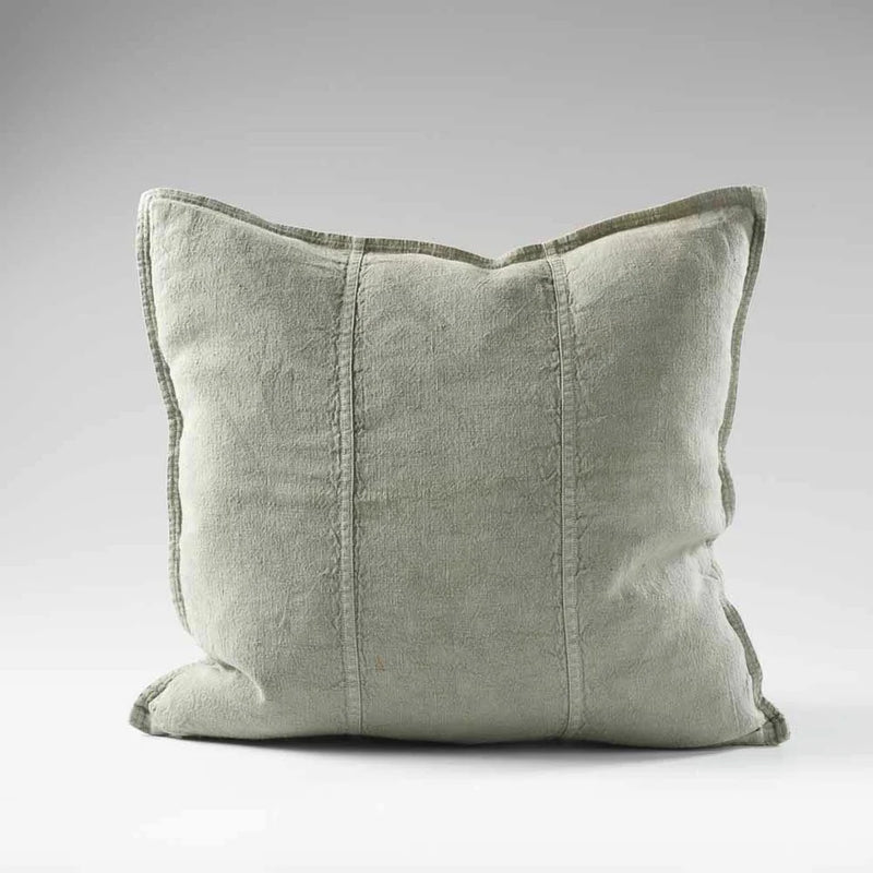 Luca Linen Outdoor Cushion — Pistachio - Empire Home