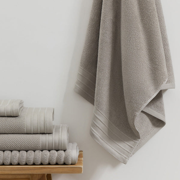 Pure Cotton Bath Towel — Linen - Empire Home