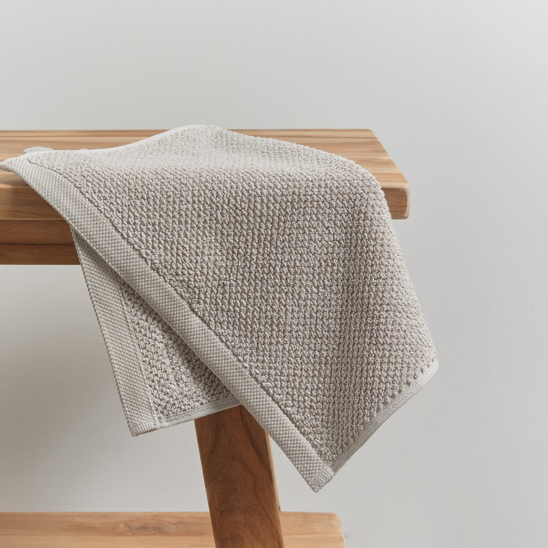 Pure Cotton Face Washer — Linen - Empire Home