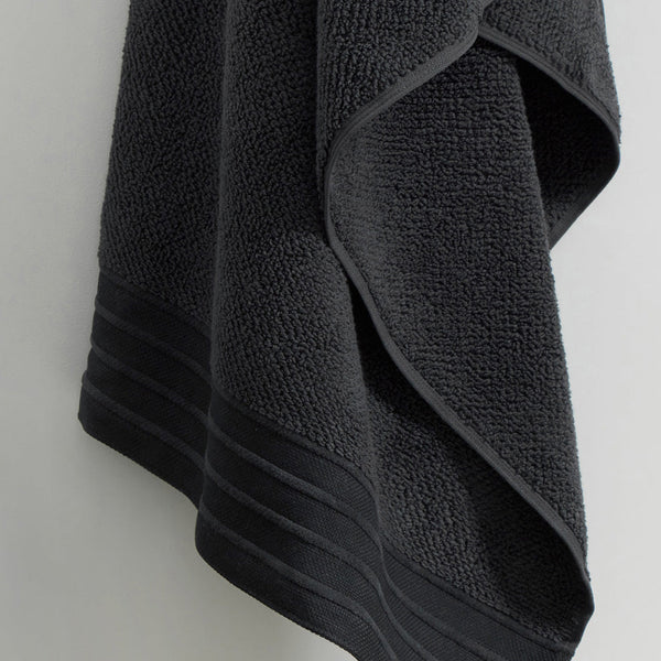 Pure Cotton Hand Towel — Charcoal - Empire Home