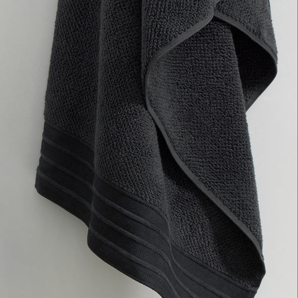 Pure Cotton Hand Towel — Charcoal - Empire Home