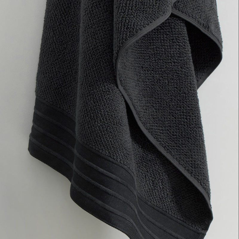 Pure Cotton Hand Towel — Charcoal - Empire Home