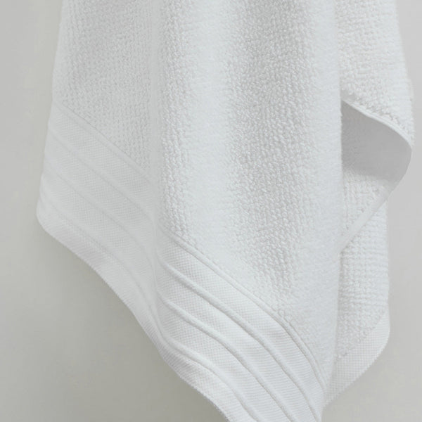 Pure Cotton Hand Towel — White - Empire Home