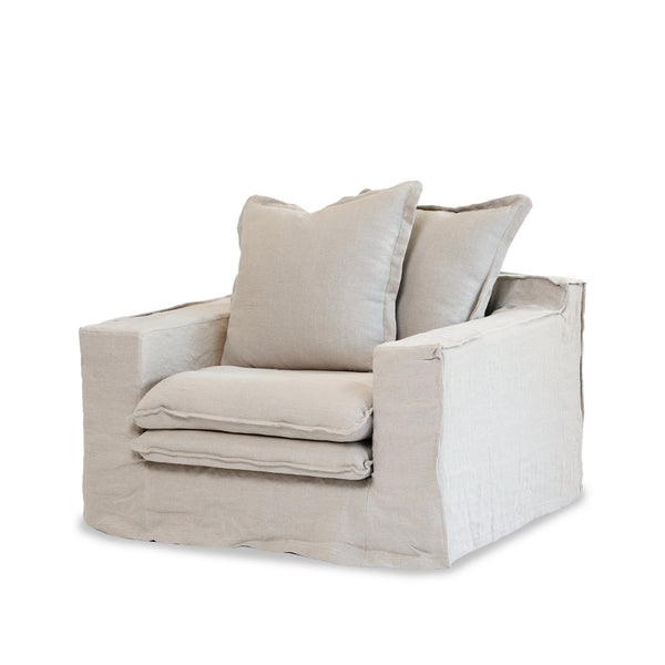 The Yuki Loveseat — Cream - Empire Home