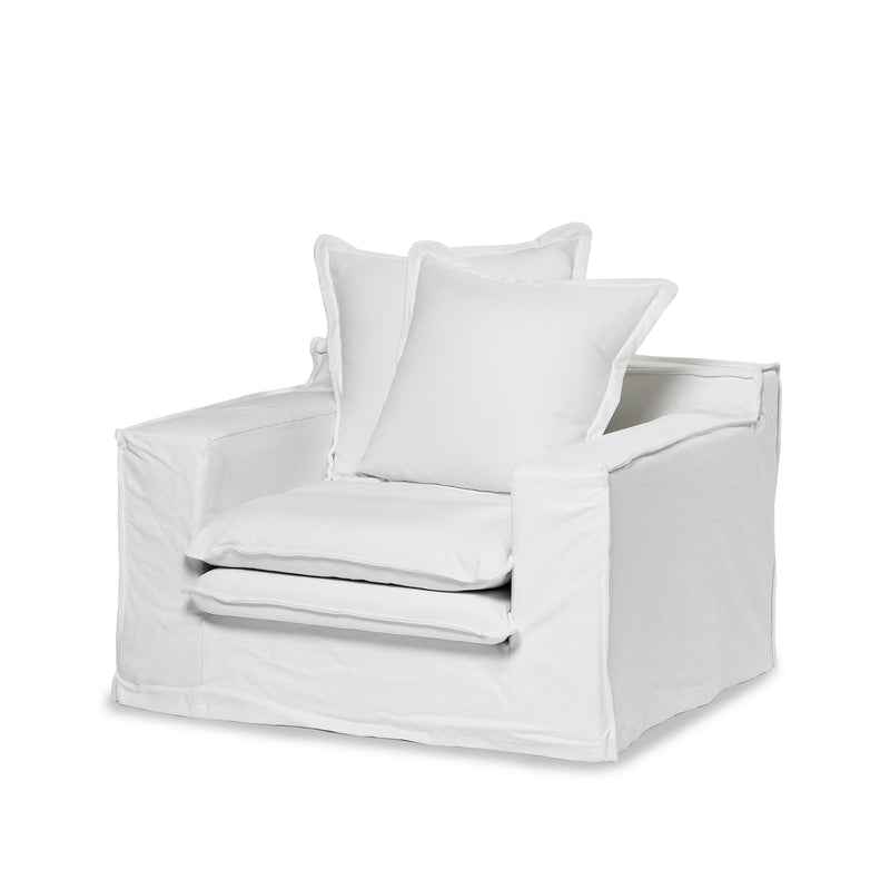 The Yuki Loveseat — White - Empire Home