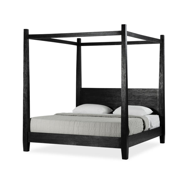Retreat 4 Poster Bed — Black - Empire Home
