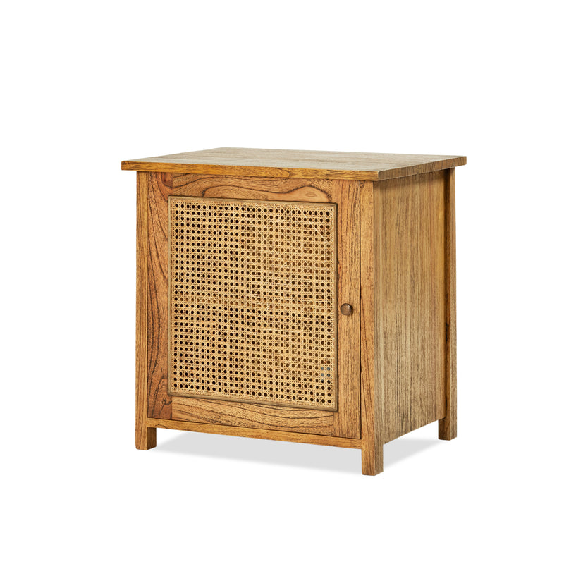 Willow Bedside — Antique Mindi/Antique Rattan - Empire Home