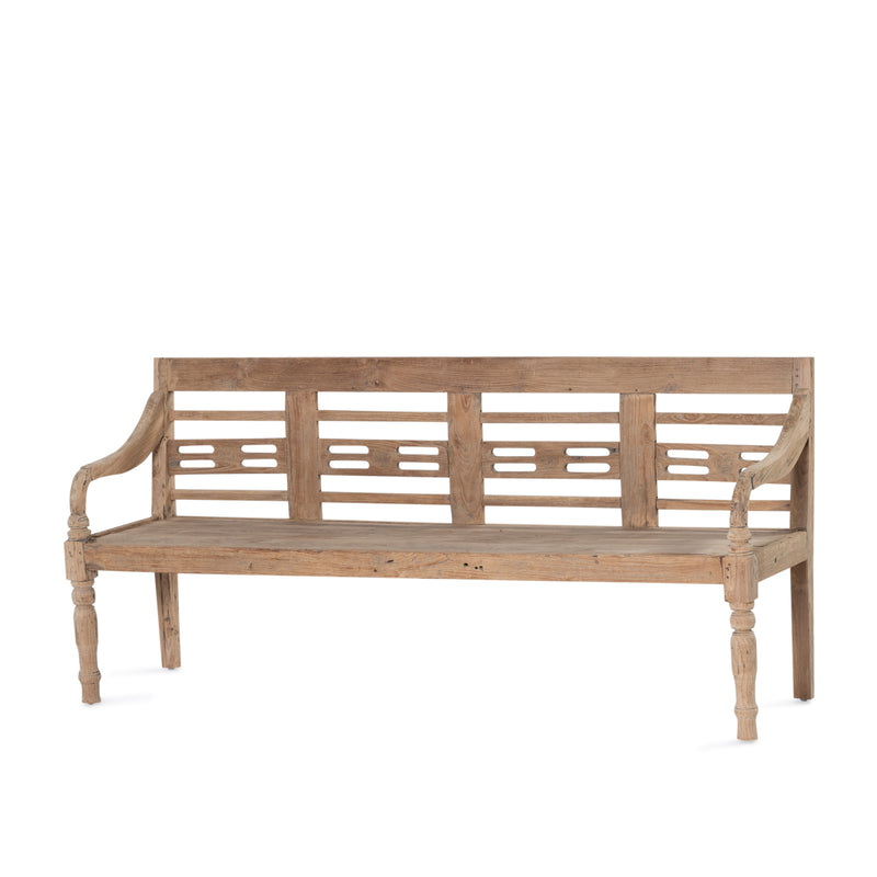 Teak Bench Lawas — Raw - Empire Home