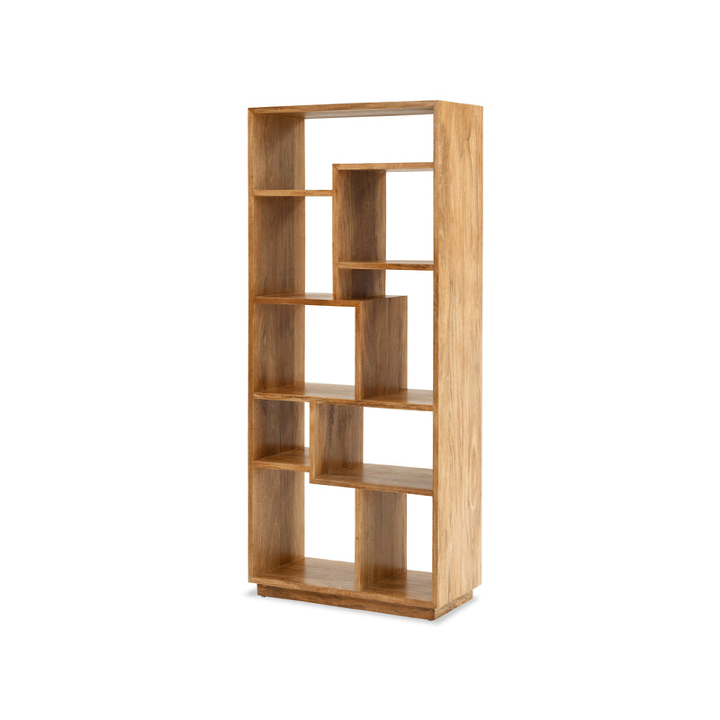 Tya Small Bookcase — Natural Sealed - Empire Home