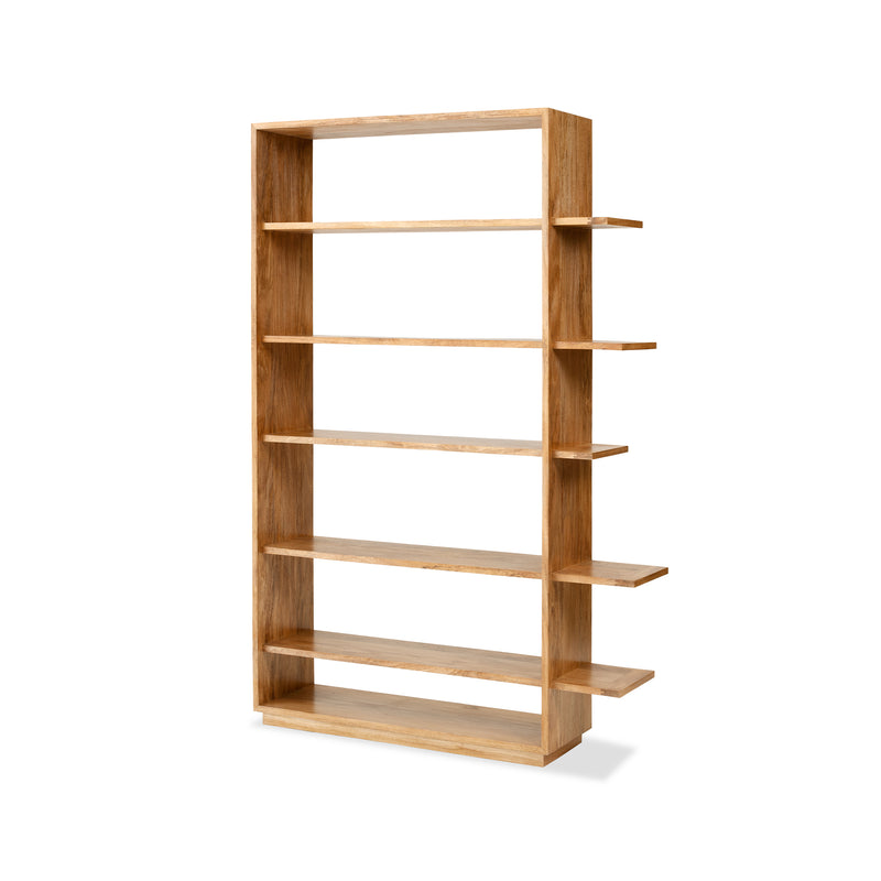 Yuli Bookcase — Natural Sealed - Empire Home