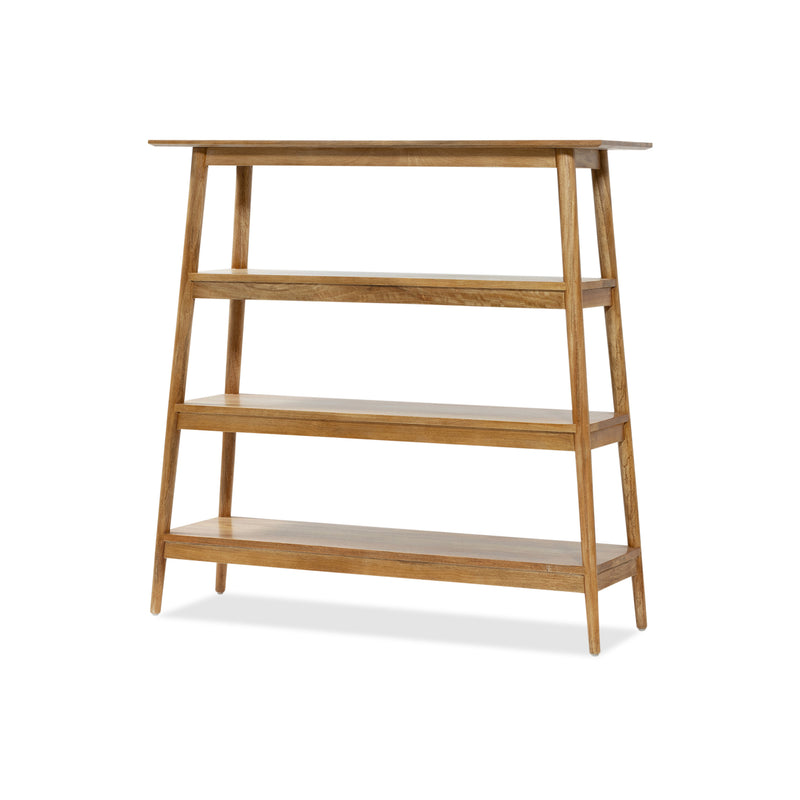 Marilyn 4 Tier Bookcase — Natural Sealed - Empire Home
