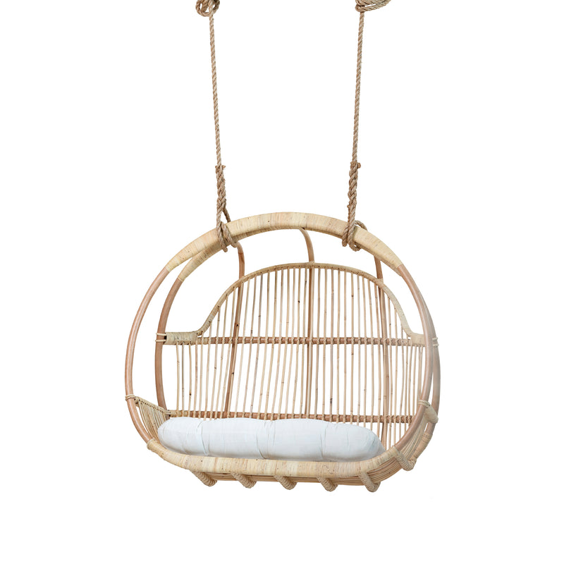 Double Hanging Chair — Natural - Empire Home