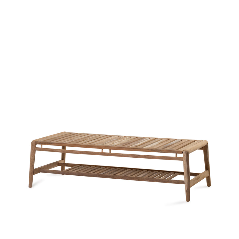 Teak Metro Coffee Table — Raw - Empire Home